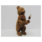 Old Vintage Windup Toy w/Key - Bear Eating Popsicle or Ice Cream