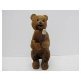 Old Vintage Windup Toy w/Key - Bear Eating Popsicle or Ice Cream