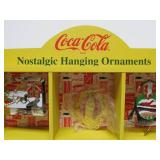 COCA COAL Nostalgic Hanging Christmas Ornaments Wood Shelf