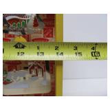 COCA COAL Nostalgic Hanging Christmas Ornaments Wood Shelf
