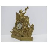 Beautiful 19th Century Patriotic Gilt Mantel Clock