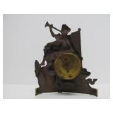 Beautiful 19th Century Patriotic Gilt Mantel Clock