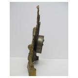 Beautiful 19th Century Patriotic Gilt Mantel Clock
