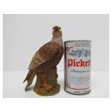 Excellent Vintage Hand Carved German Wood Eagle Sculpture