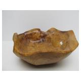 Burled Wood Centerpiece Bowl & Hand Turned Burled Wood Vase