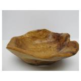 Burled Wood Centerpiece Bowl & Hand Turned Burled Wood Vase