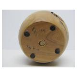 Burled Wood Centerpiece Bowl & Hand Turned Burled Wood Vase