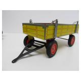 Mint in Box Tin Litho Schylling Tractor & Trailer Windup Toy
