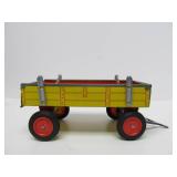 Mint in Box Tin Litho Schylling Tractor & Trailer Windup Toy