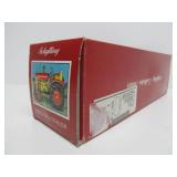 Mint in Box Tin Litho Schylling Tractor & Trailer Windup Toy
