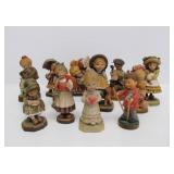 Excellent Group of Italian Carved Wood ANRI Figures #1