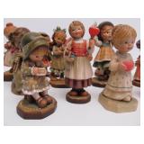 Excellent Group of Italian Carved Wood ANRI Figures #1