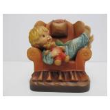 Excellent Group of Italian Carved Wood ANRI Figures #1
