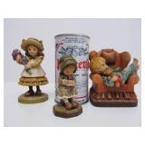 Excellent Group of Italian Carved Wood ANRI Figures #1