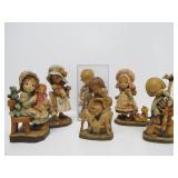 Excellent Group of Italian Carved Wood ANRI Figures #2