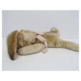 2 Vintage STEIFF Animals w/Tags - Large Rabbit & Dog