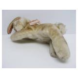 2 Vintage STEIFF Animals w/Tags - Large Rabbit & Dog