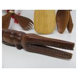 Large Lot of African Carved Items etc