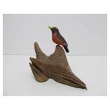 Great Group of Hand Carved & Painted Folk Art Birds