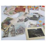 Lot of Old Vintage Postcards Brochures & other Ephemera