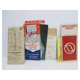 Lot of Old Vintage Postcards Brochures & other Ephemera