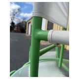 Fantastic Retro Vintage Green Patio Table & 4 Matching Chairs