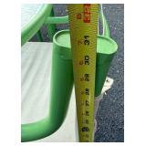 Fantastic Retro Vintage Green Patio Table & 4 Matching Chairs