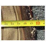 Excellent Vintage Handmade Wood Rug / Tapestry