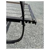 Wonderful Quality Pair of Vintage Mid Century Heavy Wrought Iron Spring Chairs
