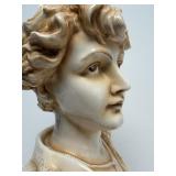 Outstanding Quality Early Antique Signed Royal Rudolstadt Porcelain Bust