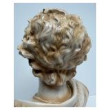 Outstanding Quality Early Antique Signed Royal Rudolstadt Porcelain Bust