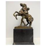 Large & Impressive Antique Bronze Horse & Trainer Sculpture by Rudolf Kaesbach (1873-1955)