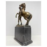 Large & Impressive Antique Bronze Horse & Trainer Sculpture by Rudolf Kaesbach (1873-1955)