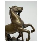 Large & Impressive Antique Bronze Horse & Trainer Sculpture by Rudolf Kaesbach (1873-1955)
