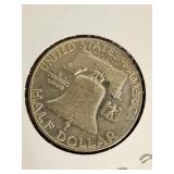 1958 D Franklin Half Dollar