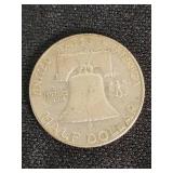 1963 Franklin Half Dollar Coin