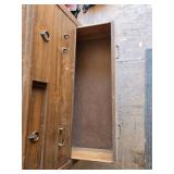 Antique Wooden Dresser with Mirror