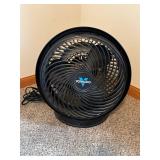 Vornado Air Circulator Fan - Black, 3-Speed Dial, Corded