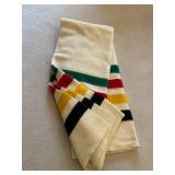 Pendleton Glacier Park Blanket - Wool Throw with Multicolor Stripes