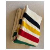 Pendleton Glacier Park Blanket - Wool Throw with Multicolor Stripes