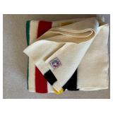 Pendleton Glacier Park Blanket - Wool Throw with Multicolor Stripes