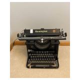 Remington Rand Model 16 Typewriter - Black Vintage Office Desk Machine