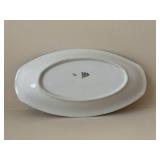 Imperial H & Co. Selb Bavaria White Porcelain Dinnerware with Gold Rim & Black Bead Border