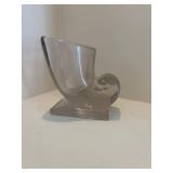 Purple Glass Curved Vases & Stoppered Bottles Set (4-Piece)