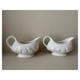 Gallery Le Provence Creamer & Sauce Boat Set (3-Piece) - Tabletops Unlimited China