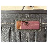 Fossil Kiss-Lock Clutch - Beaded Evening Clutch - Velvet Drawstring Pouch - Black Bead Necklace