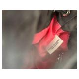 Fossil Kiss-Lock Clutch - Beaded Evening Clutch - Velvet Drawstring Pouch - Black Bead Necklace