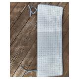 Round Mosaic Tile Outdoor Table with 4 Iron Chairs & Cushions