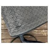 Outdoor Swivel Chairs with Round Mesh Table (Lot of 2)