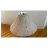 Frederick Cooper Hammered Copper Table Lamp with Linen Shade